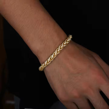 5mm-7mm Moissanite Bracelet Collection – Gold & White Gold